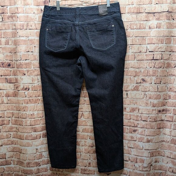 AK Jeans Anne Klein Sophisticate Size 12 Waist 30 Short - Picture 7 of 16